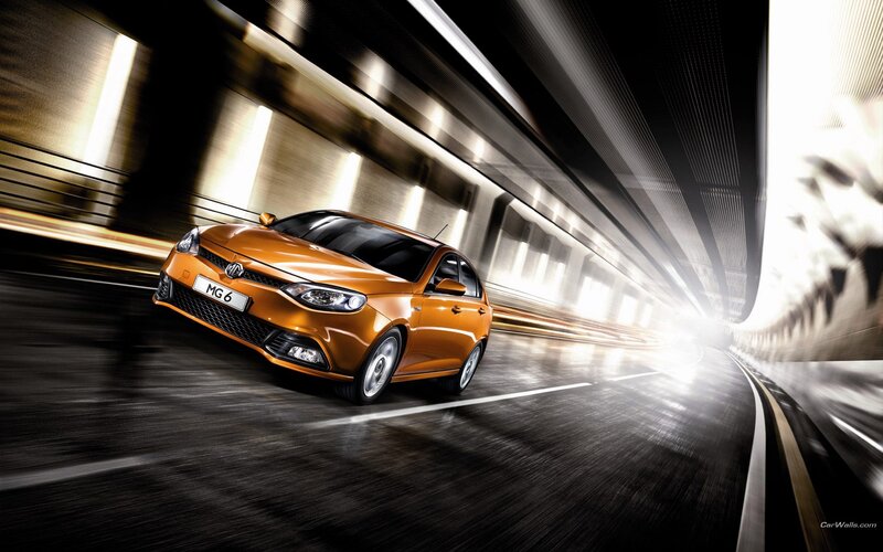 Orange MG6 Car