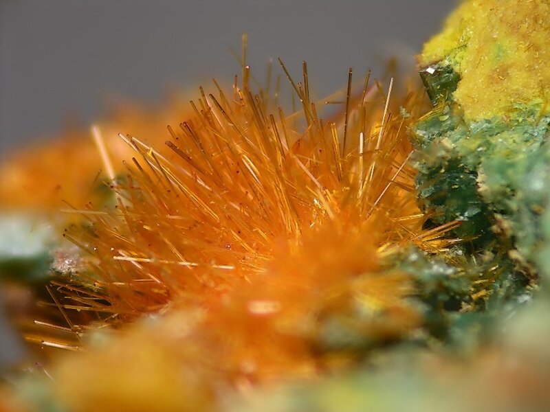 Orange Mineral Crystals