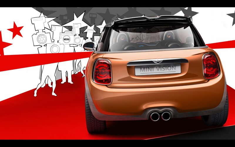 Orange MINI Vision Car
