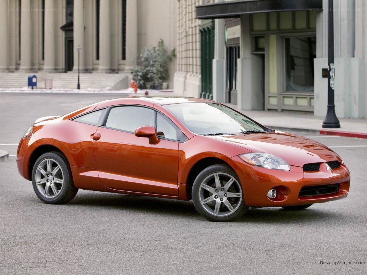 Orange Mitsubishi Eclipse