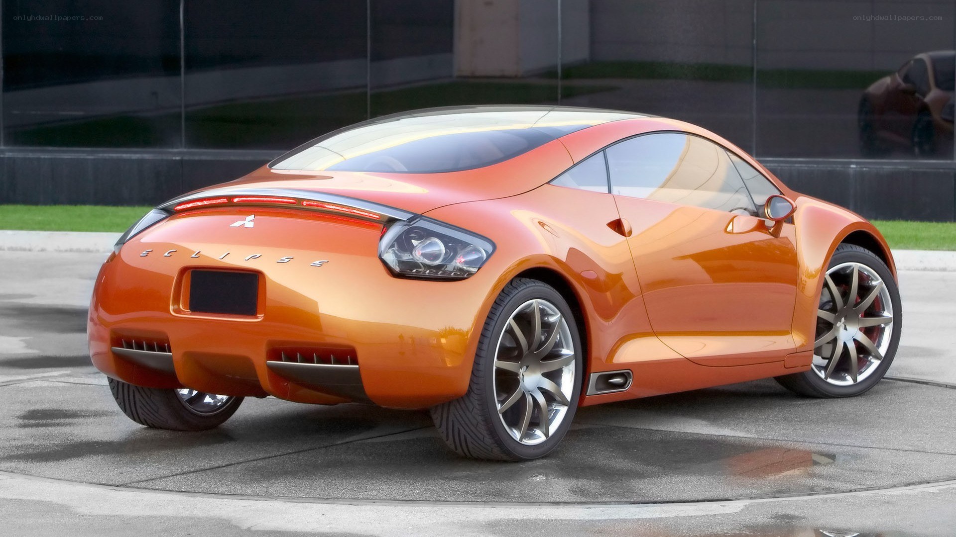 Orange Mitsubishi Eclipse Concept