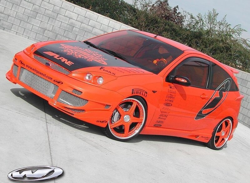 Orange Modified Car — Dynamic