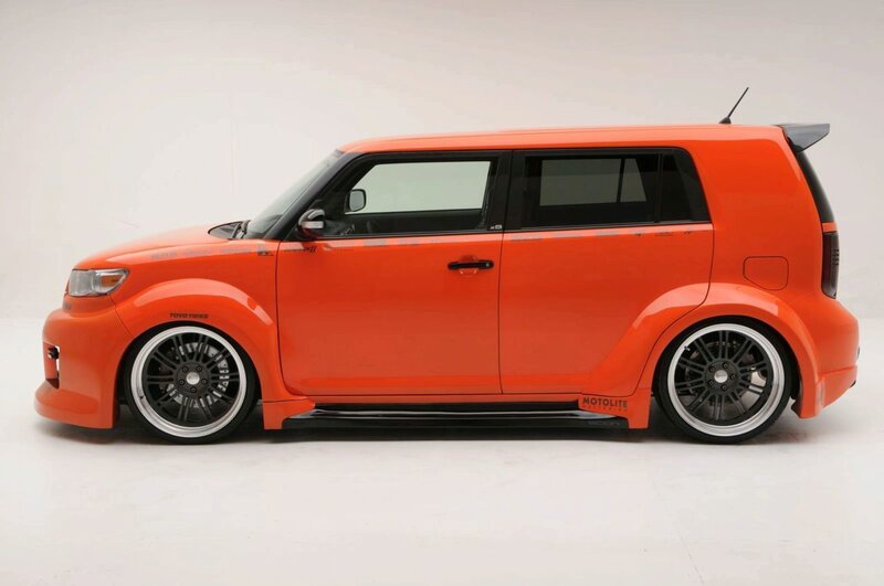 Orange Modified Car — Neutral, Photograph, Wheels