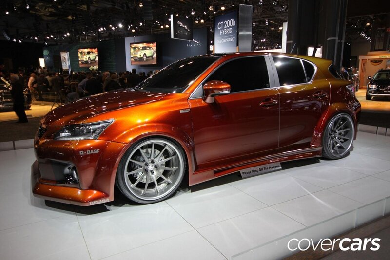 Orange Modified Car — Showroom