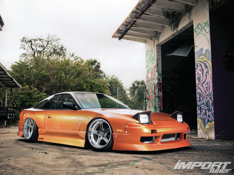 Orange Modified Car — Urban