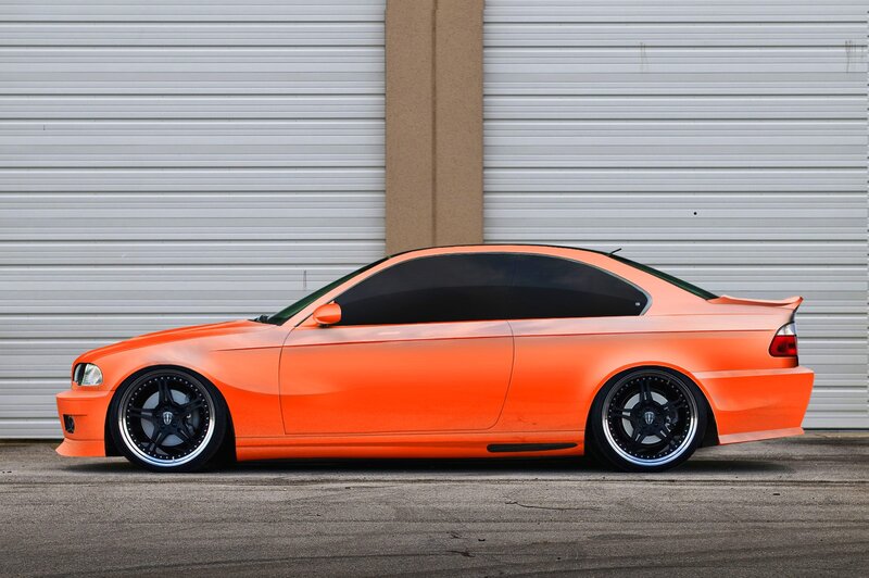 Orange Modified Coupe