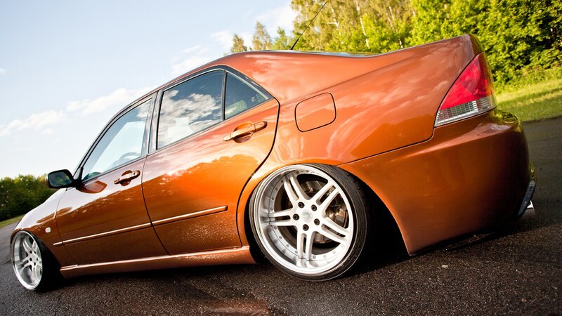 Orange Modified Sedan — Calm