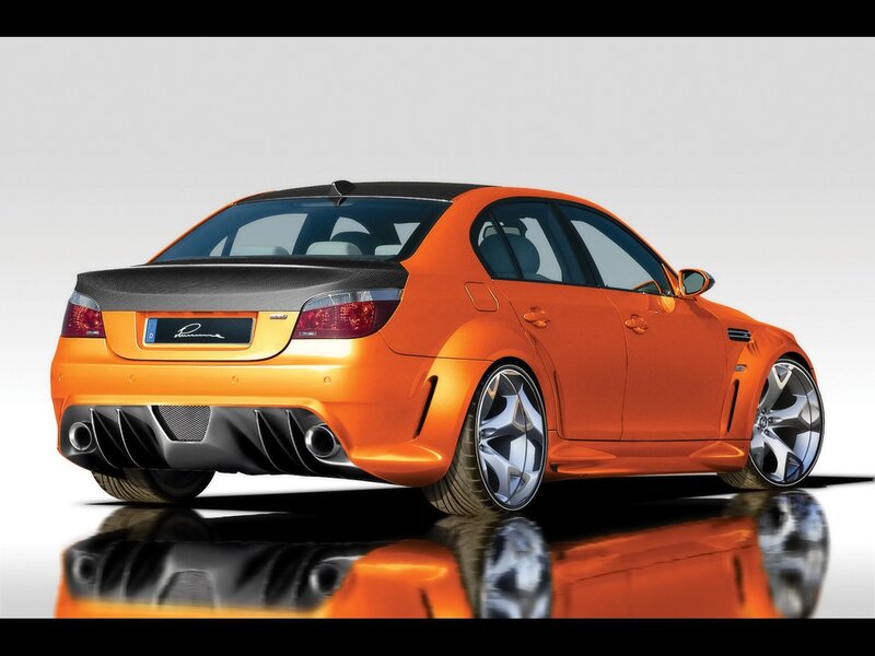 orange modified sedan car