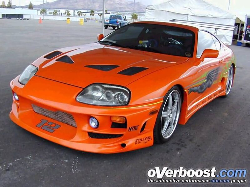 orange modified sports car