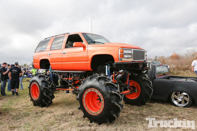 Orange Monster Truck — Outdoor, Autumn