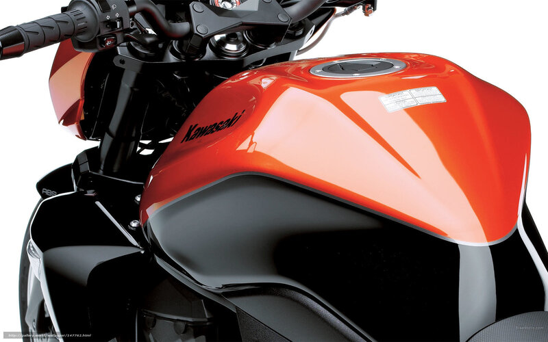 Orange Motorcycle Fuel Tank — Neutral