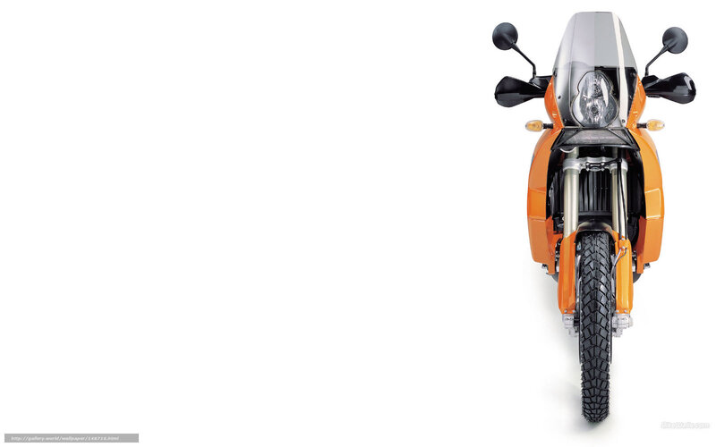 Orange Motorcycle — Neutral