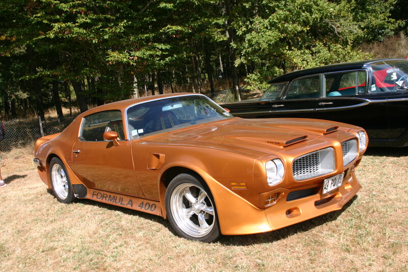 Orange Muscle Car — Brown, Outdoor