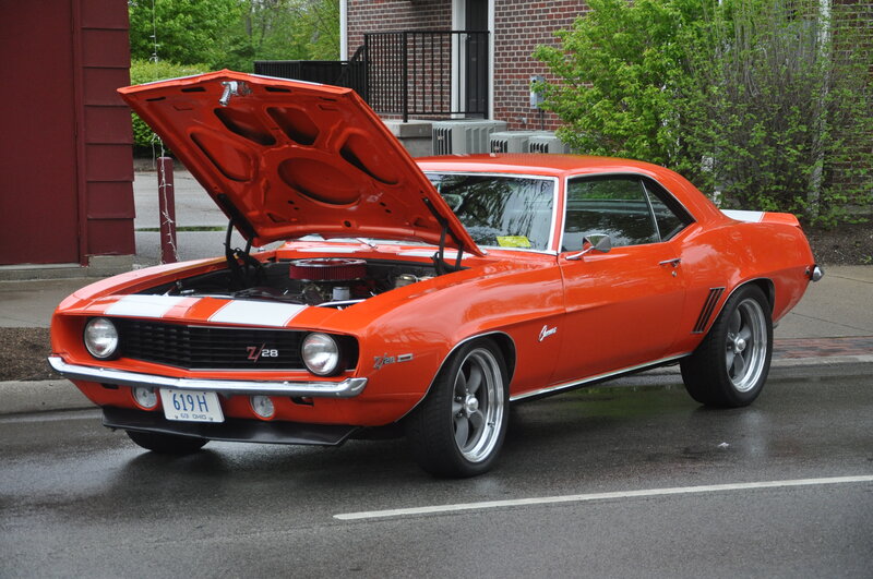 Orange Muscle Car — Calm, Spring