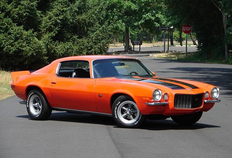 Orange Muscle Car — Calm