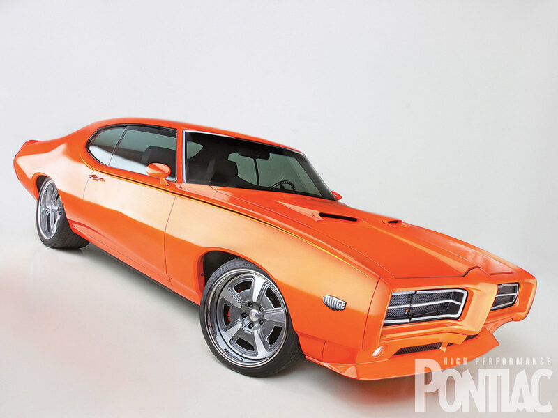 Orange Muscle Car — Dramatic, Photograph