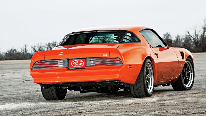 Orange Muscle Car — Dramatic, Photograph, Tires
