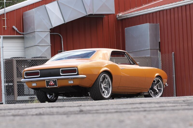 Orange Muscle Car — Industrial