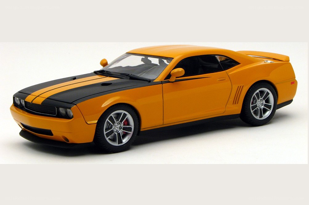 orange muscle car model