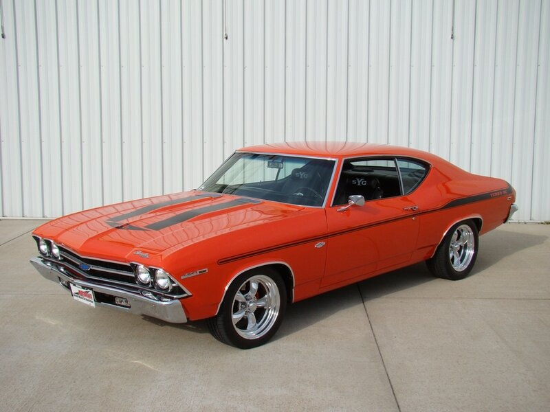 Orange Muscle Car — Neutral, Afternoon, Photograph