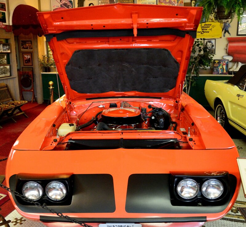 Orange Muscle Car — Nostalgic, Photograph