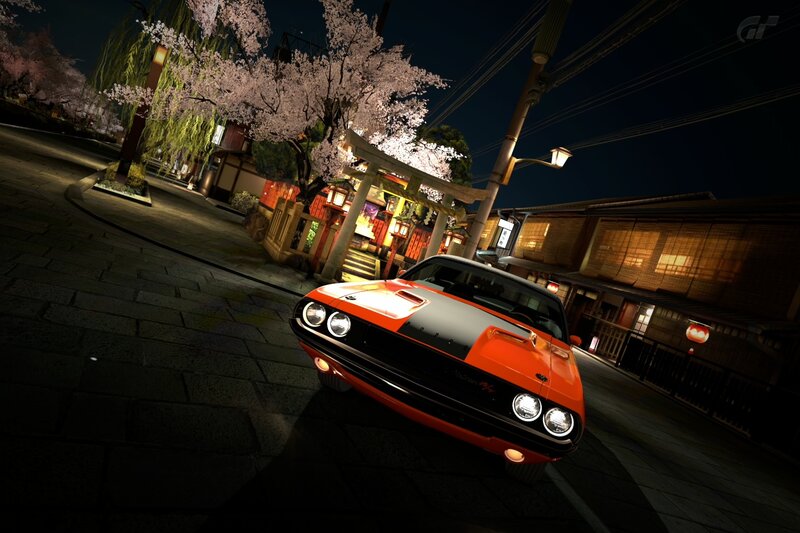 Orange Muscle Car — Serene