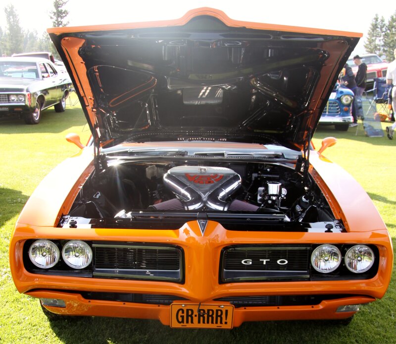Orange Muscle Car — Showcase, Afternoon