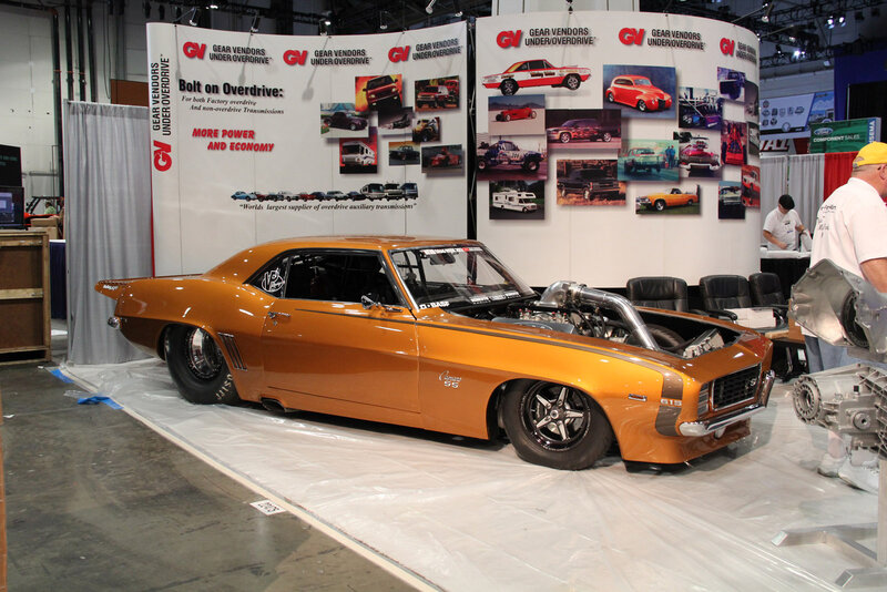 Orange Muscle Car — Showroom, Photograph, Car Show