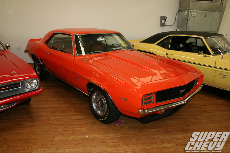 Orange Muscle Car — Showroom