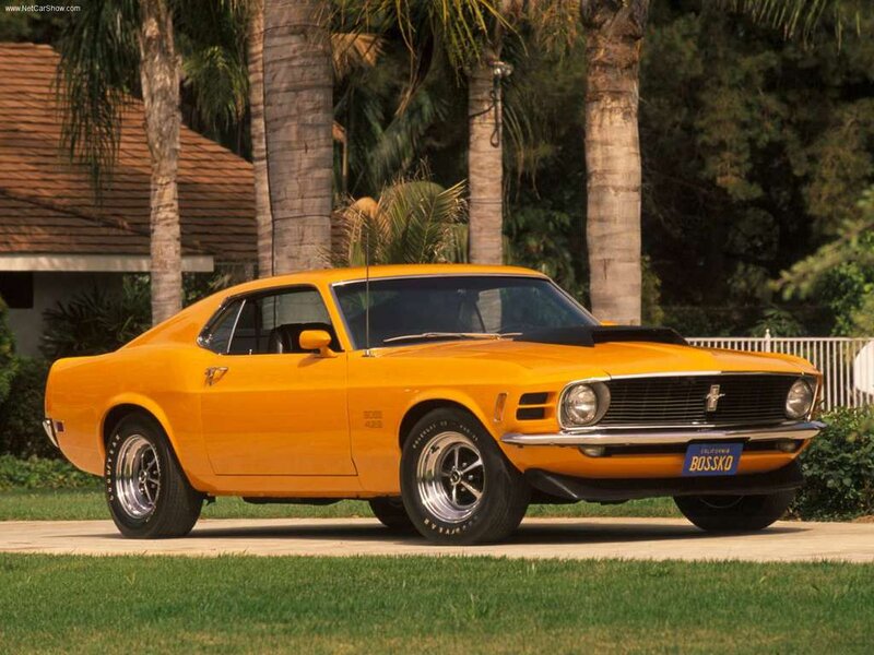 Orange Muscle Car — Yellow, Serene