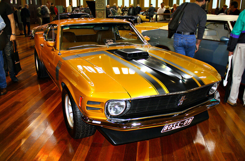 Orange Muscle Car — Yellow, Showcase
