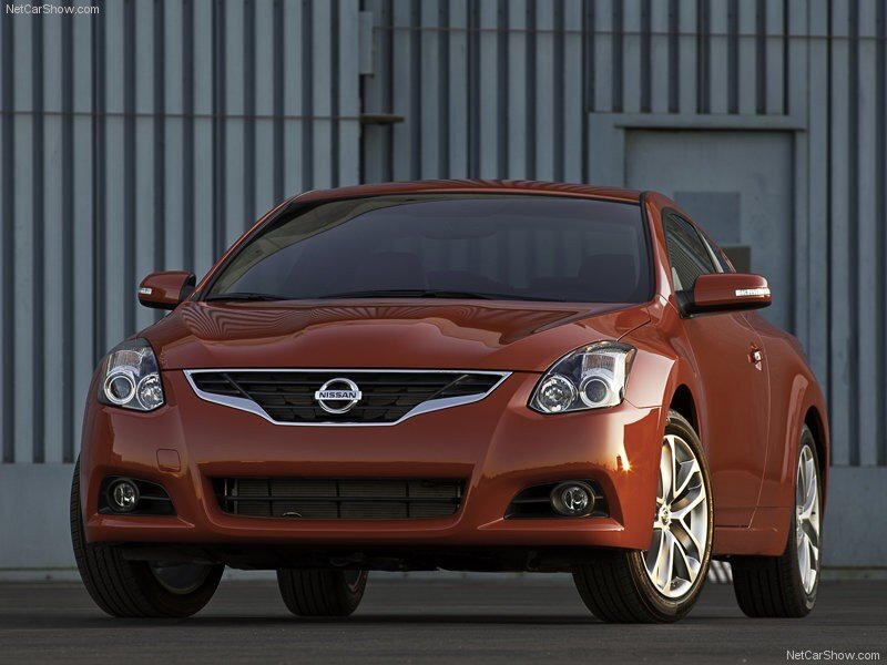 Orange Nissan Altima Coupe