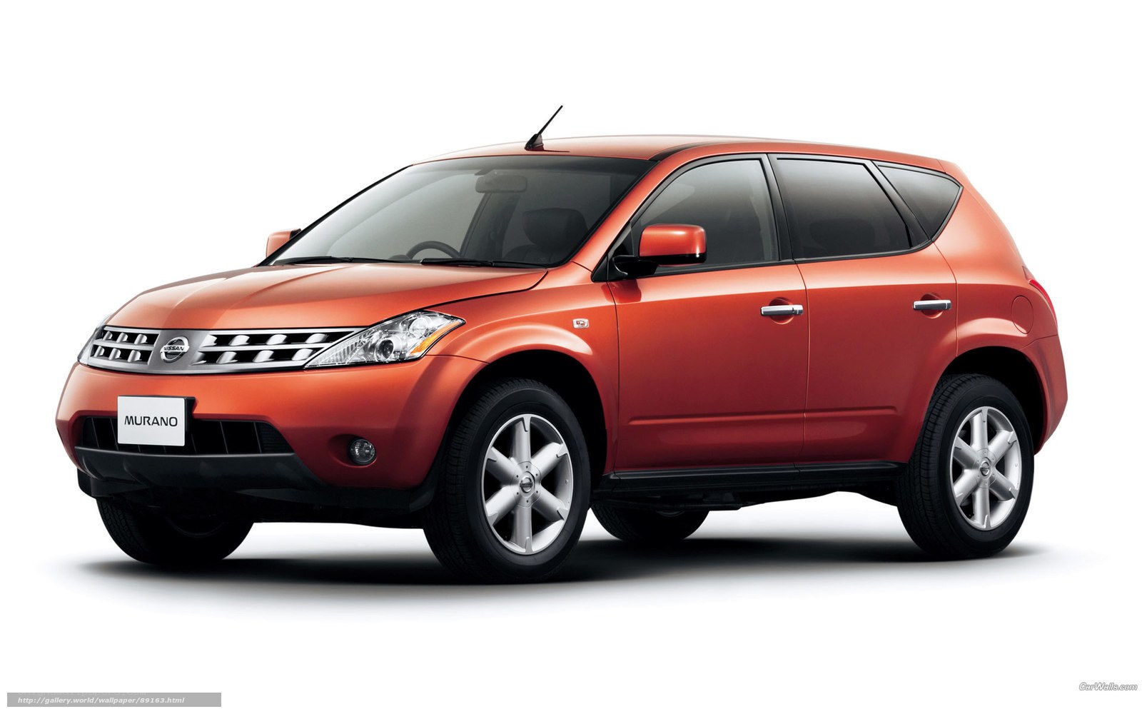 Orange Nissan Murano SUV