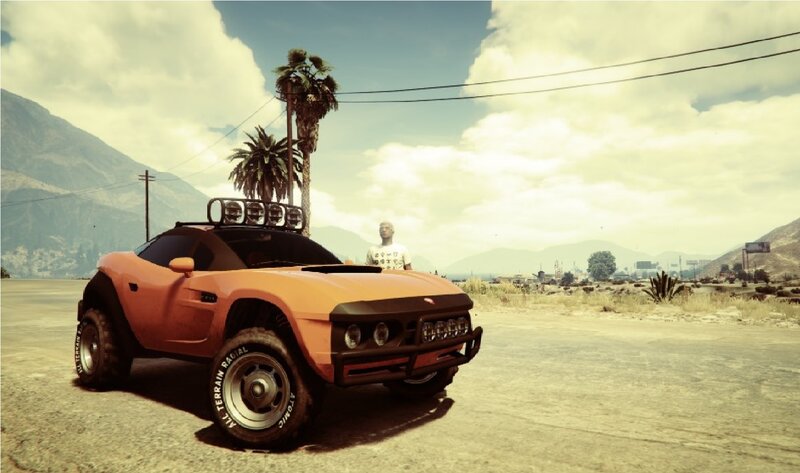 Orange Off-road Car