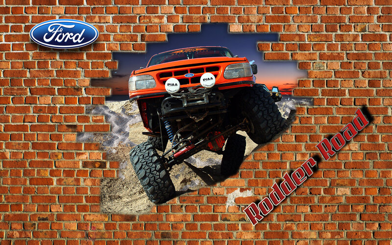 Orange Off-road Truck — Red