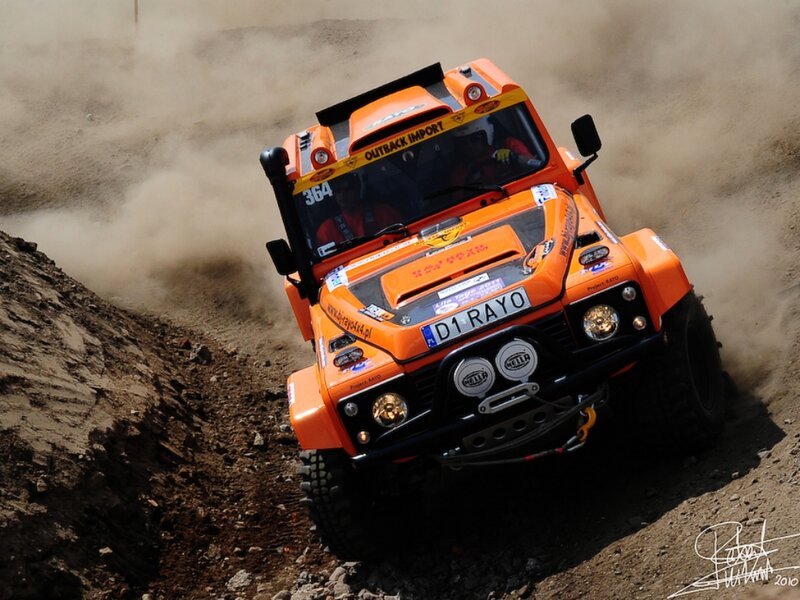 Orange Off-road Vehicle — Dynamic