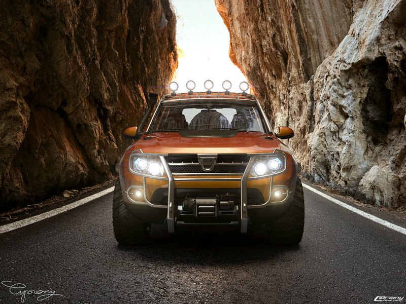Orange Off-road Vehicle