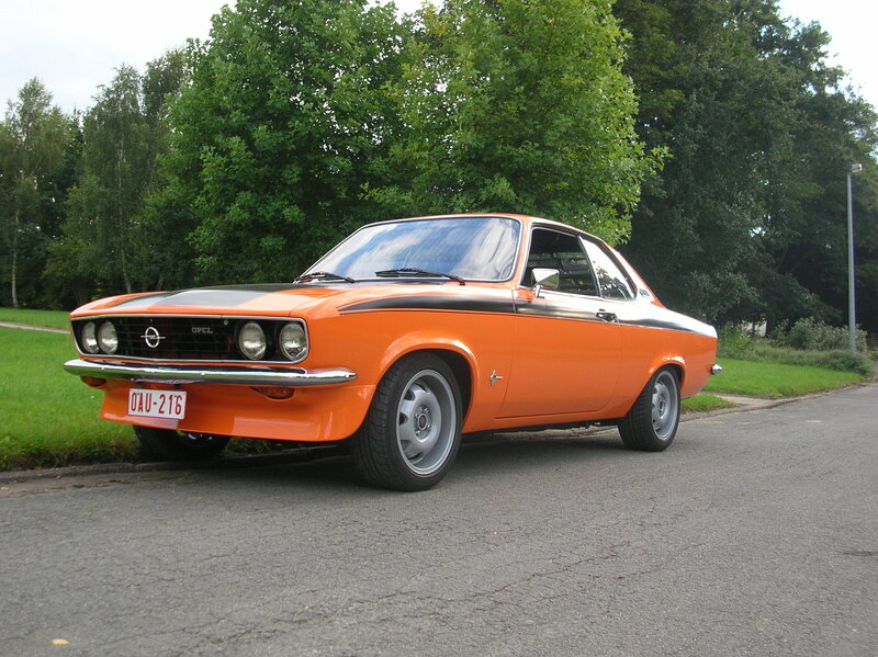 Orange Opel Manta A