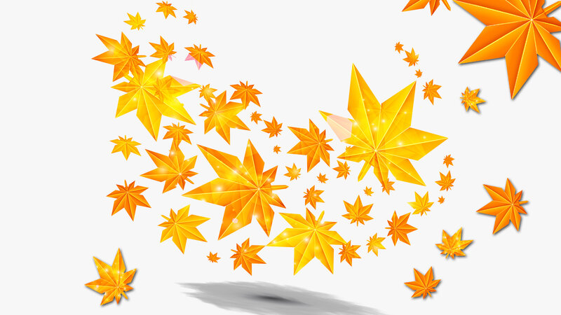 Orange Origami Stars