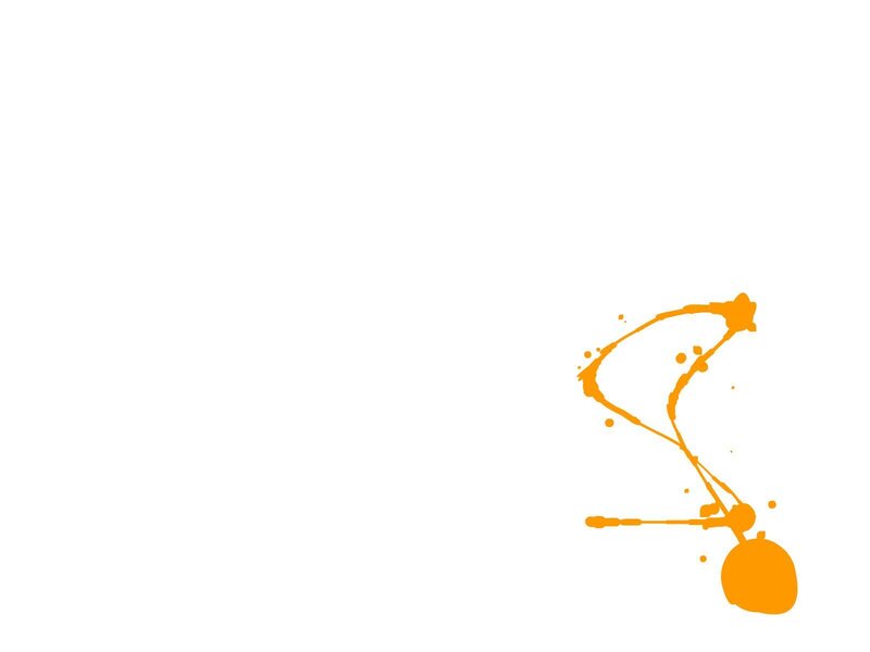 orange paint splatter design