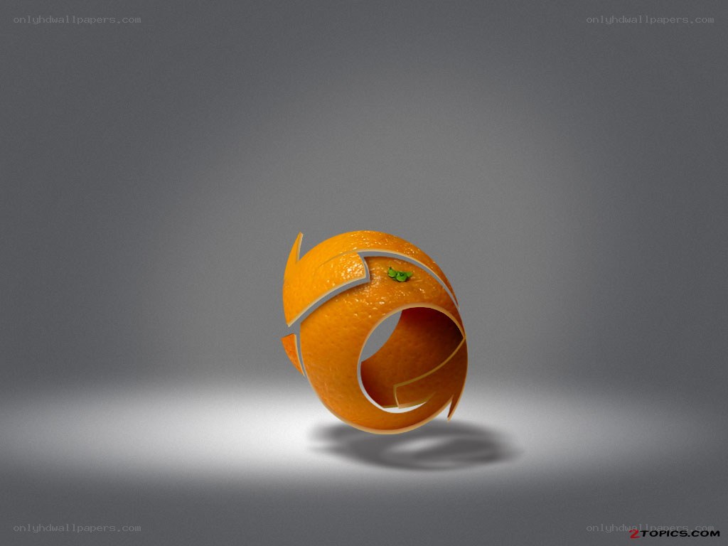 orange peel art sculpture
