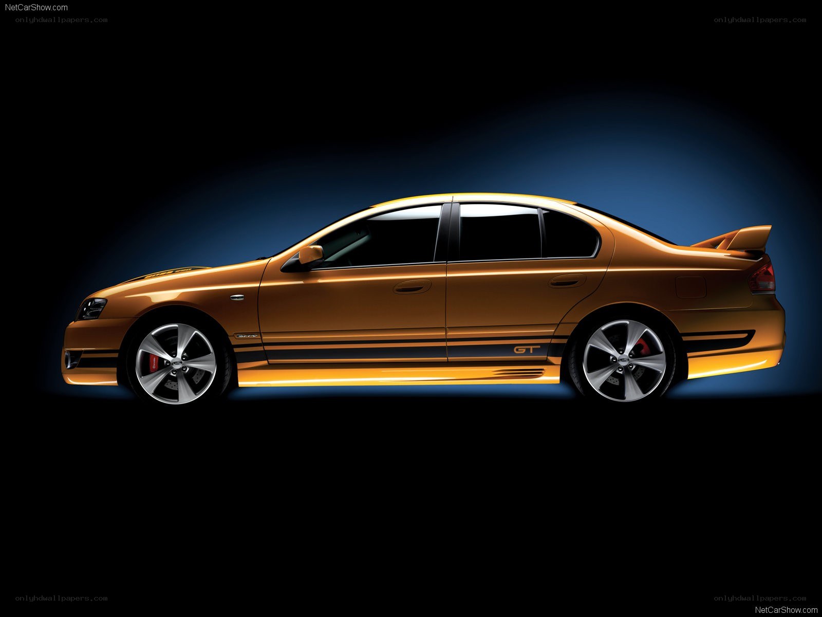 orange performance sedan