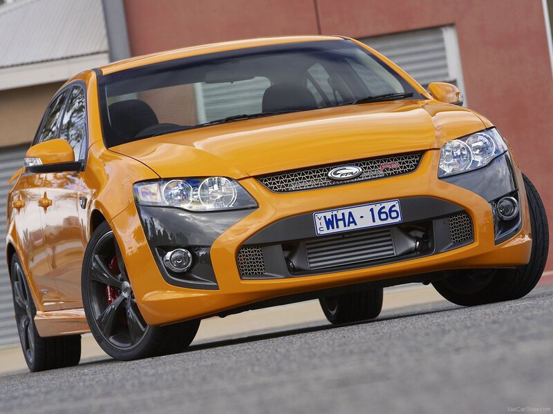 orange performance sedan