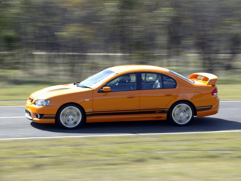 Orange Performance Sedan — Dynamic, Afternoon