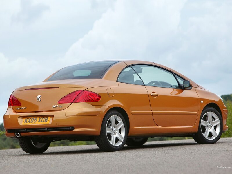 orange peugeot 307 cc