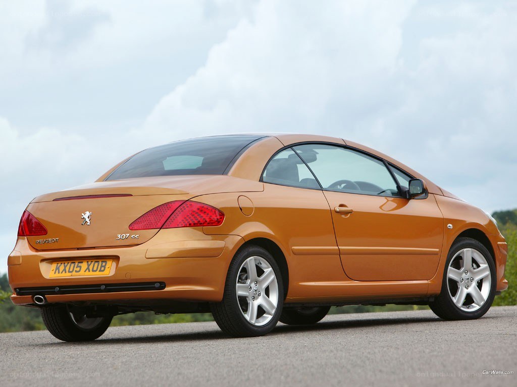 orange peugeot 307 cc