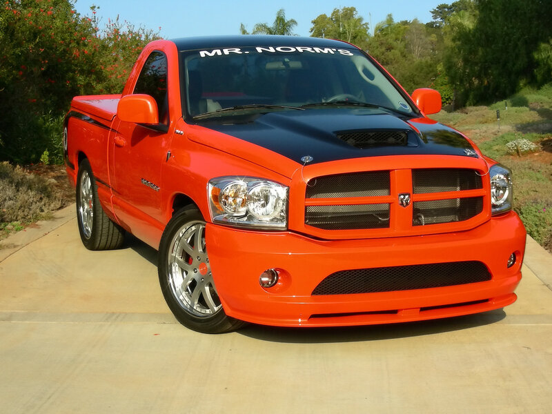 Orange Pickup Truck — Calm