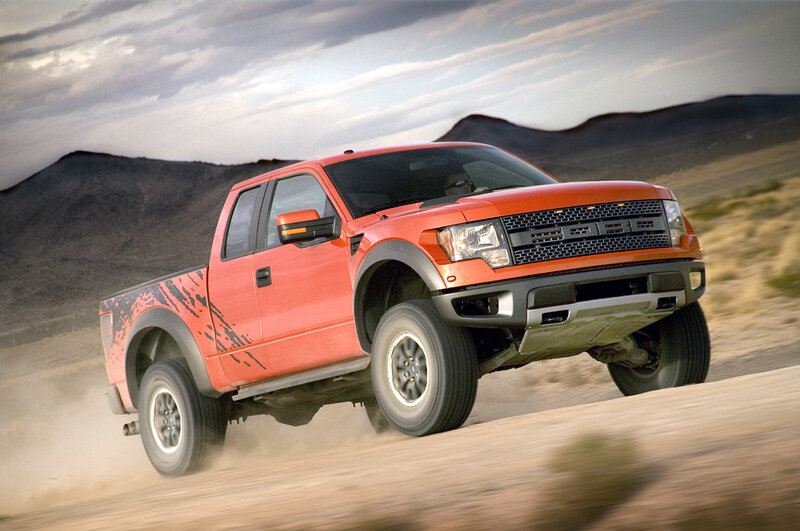 Orange Pickup Truck — Red, Dynamic, Afternoon, Photograph, Dirt Road