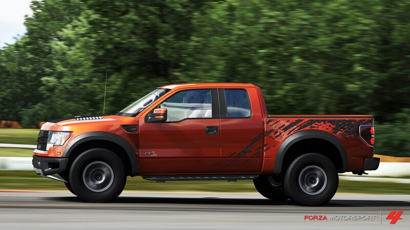 Orange Pickup Truck — Red, Dynamic