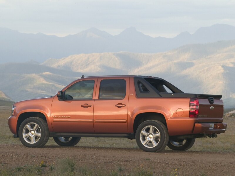 Orange Pickup Truck — Serene, Afternoon, Photograph, Mountains